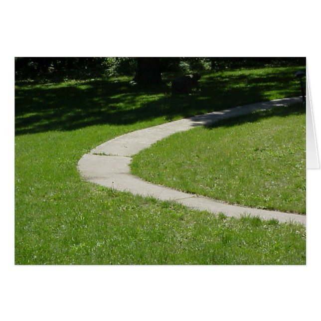 Carte Winding Path (Devant horizontal)