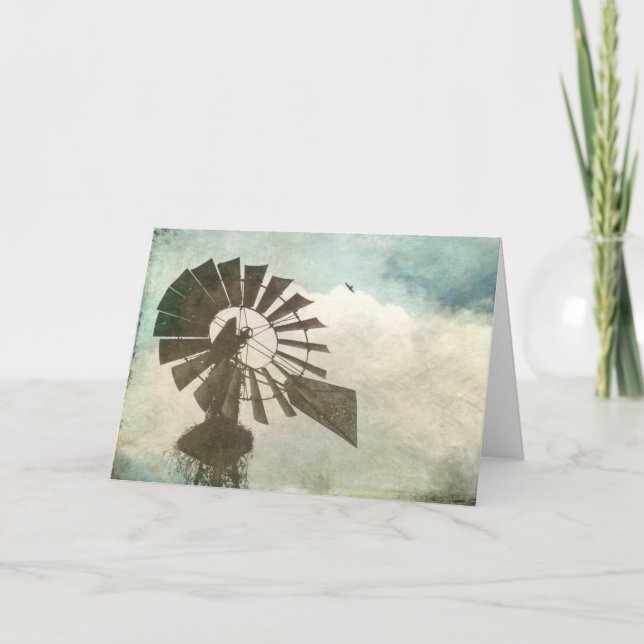 Carte Windmill dans le ciel (Devant)