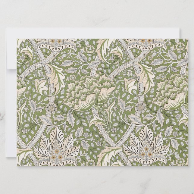 Carte Windrush Motif (par William Morris) (Devant)