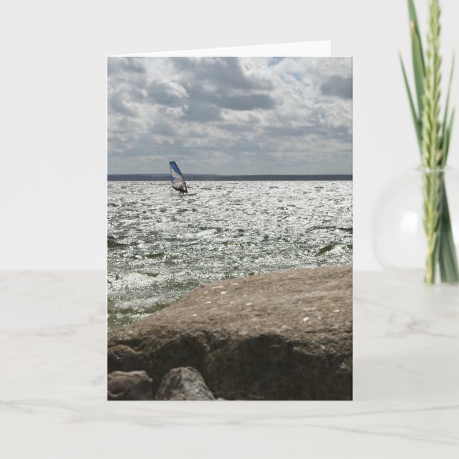 Carte Windsurfing - greeting card (Devant)