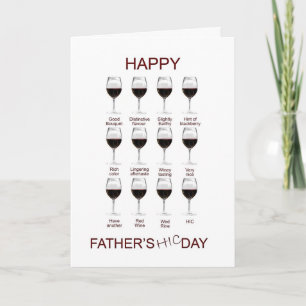 Carte Wine tasting funny Father's Day
