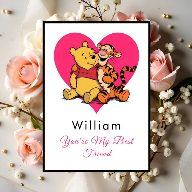 Carte Winnie the Pooh & Piglet Cute (Créateur téléchargé)