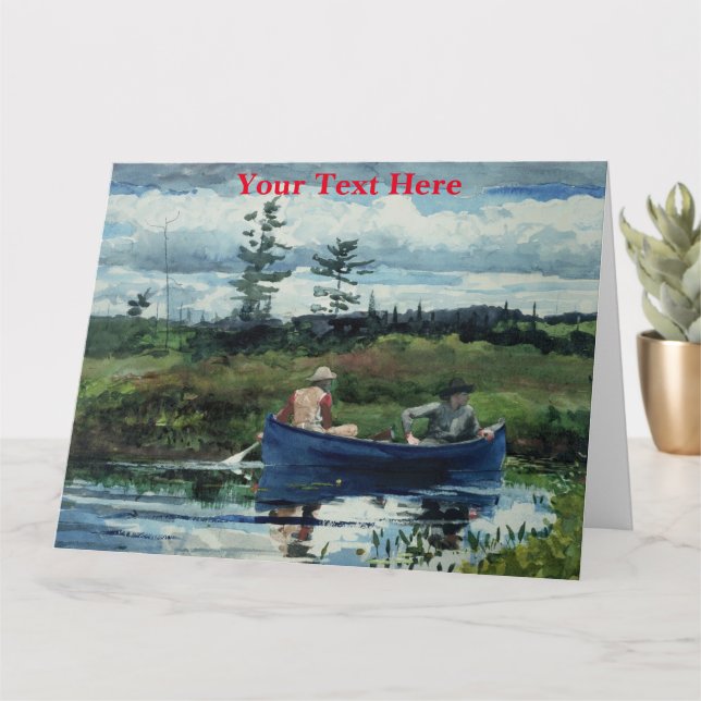 Carte WInslow Homer Art américain (Petite plante)