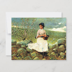 Carte Winslow Homer - Peach Blossoms