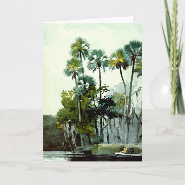 Carte Winslow Homer - rivière de Homosassa (Devant)