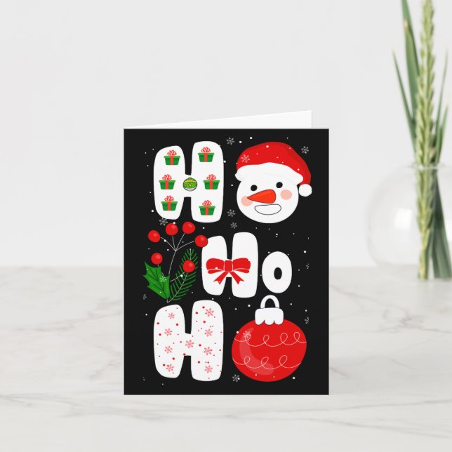 Carte Winter Magic Design Retro Winter Christmas Vector  (Devant)