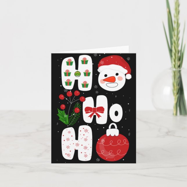 Carte Winter Magic Design Retro Winter Christmas Vector  (Devant)