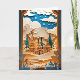Carte Winter Wonderland Salutation