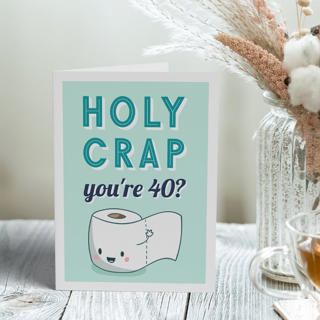 Carte Wiping Away Another Year | Custom Age Birthday (Créateur téléchargé)