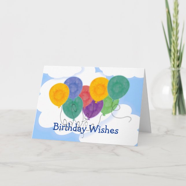 Carte WiShEs BiRtHdAy (Devant)