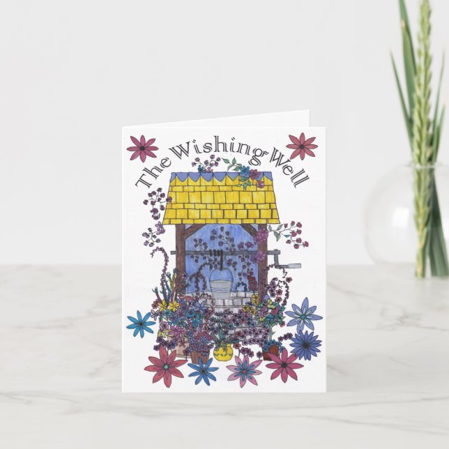 Carte Wishing Well 2 - Get Well Card (Devant)