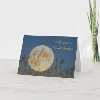 Carte Wishing you a blessed samhain