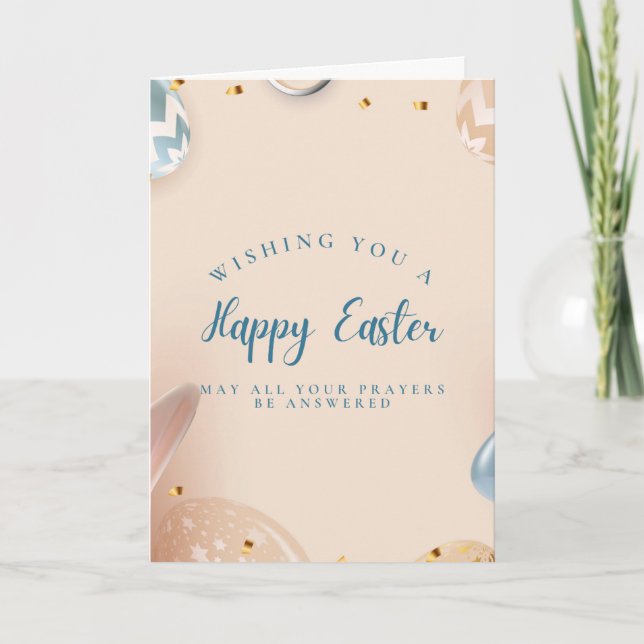 Carte Wishing you a Happy Easter Card (Devant)