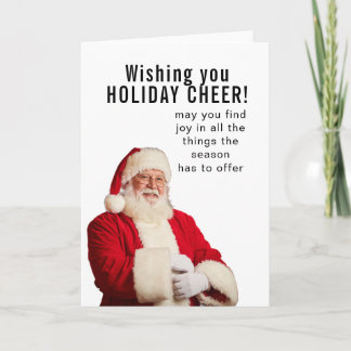 Carte Wishing you HOLIDAY CHEER
