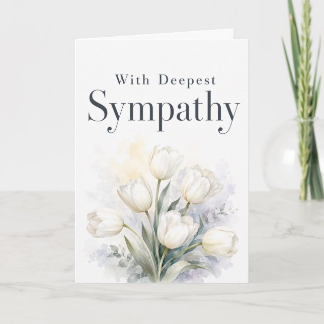 Carte With Deepest Sympathy Card (Devant)