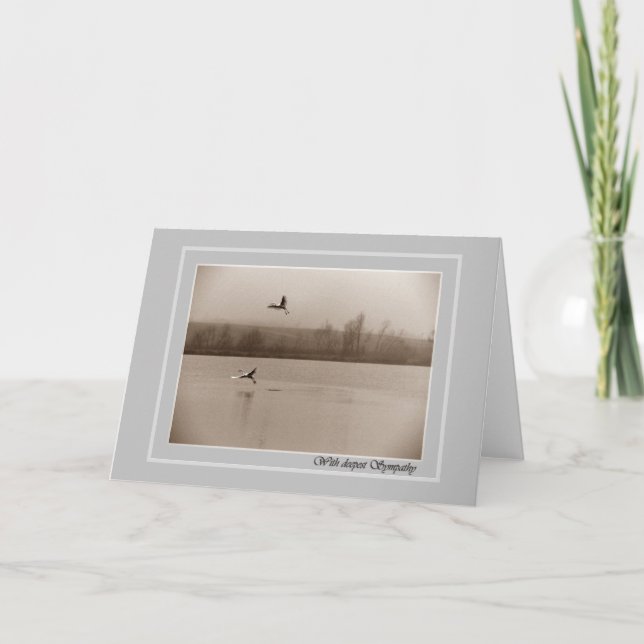 Carte With deepest Sympathy - concolence card (Devant)