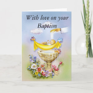 Carte With love on your baptism