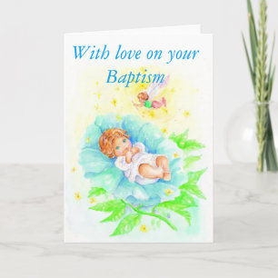 Carte With love on your Baptism