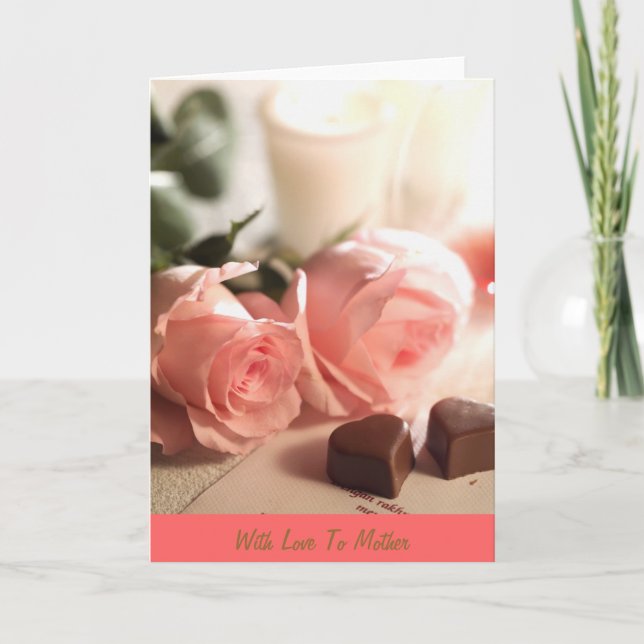 Carte With Love To Mother (Devant)
