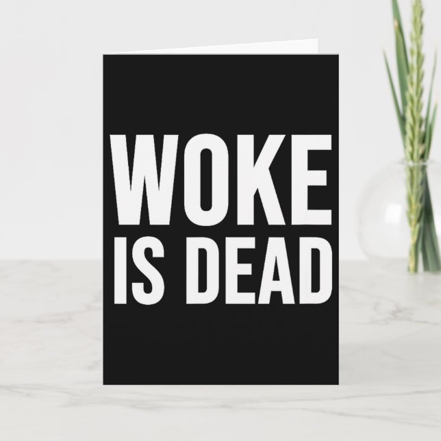 Carte Woke Est Mort  (Devant)