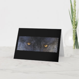 Carte WOLF EYES Wildlife Supporter Greeting-cards