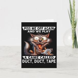 Carte Wolf Me Off Encore Et Nous Jouons À Un Jeu Appelé