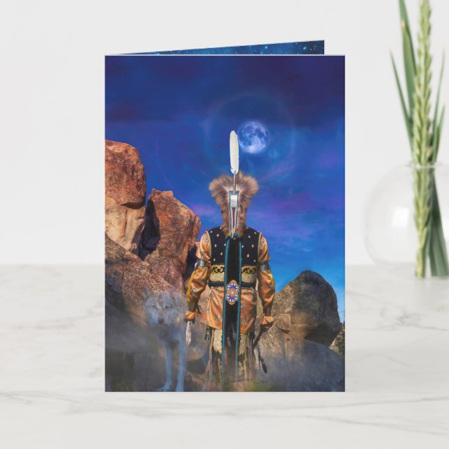 Carte Wolf Spirit QUAND LES ROCHERS POUVAIENT PARLER (Devant)