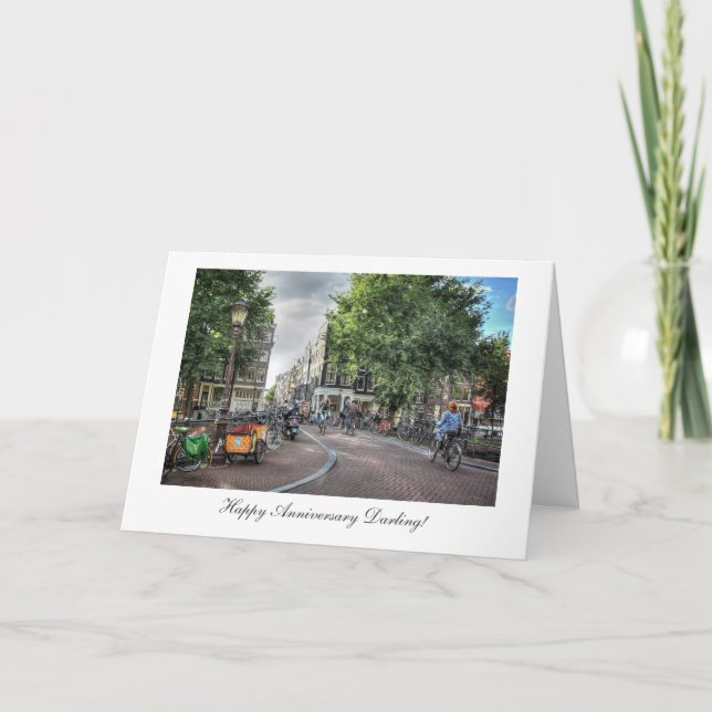 Carte Wolvenstraat Singel - Joyeux Anniversaire Chéri (Devant)
