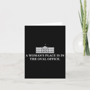 Carte Womans Place Est Dans L'Office Ovale Kamala Harris