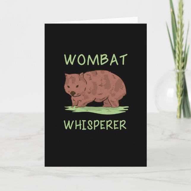 Carte Wombat (Devant)