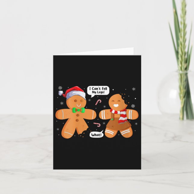 Carte Womens Christmas Cookie Xmas Family Funny Gingerbr (Devant)