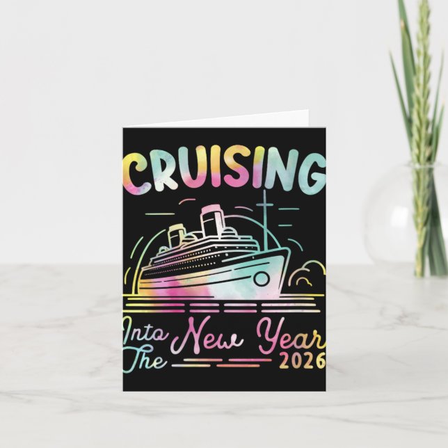 Carte Womens Cruising Into New Year 2026 Countdown Party (Devant)