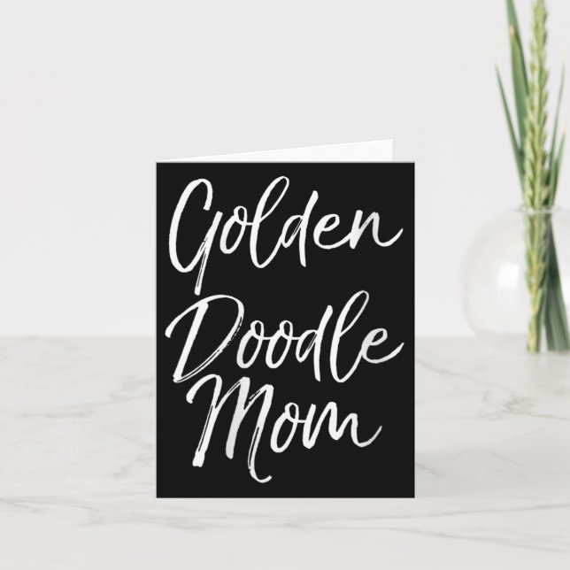 Carte Womens Goldendoodle Odle Mother's Day Gift Cute Go (Devant)