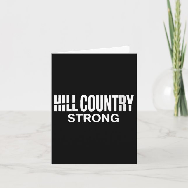 Carte Womens Hill Country Strong Texas Pride Citation V- (Devant)