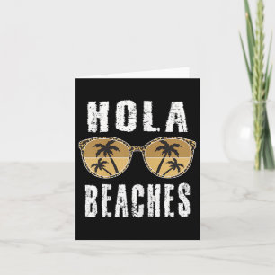 Carte Womens Hola Funny Pineapple Beach Vacances d'été