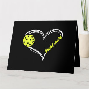 Carte Womens Love Pickleball - mignon match de picklebal