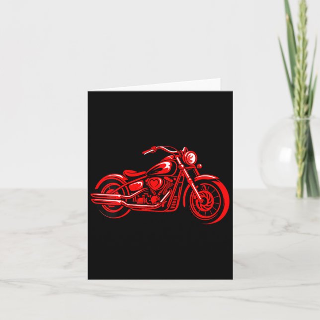 Carte Women's Motorcycle Heart Biker Valentines Day Ride (Devant)