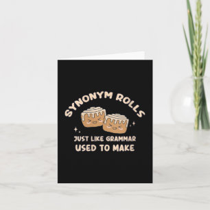 Carte Womens Synonym Rolls Blague Cinnamon Rolls Grammai