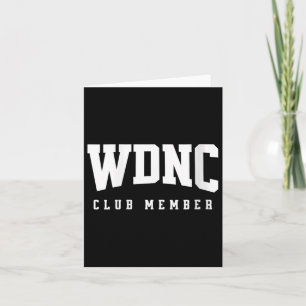 Carte Womens Wdnc Club Membre Nous Ne Nous Intéressons P