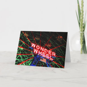 Carte "Wonder Wheel Neon"
