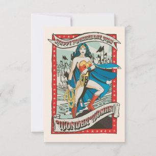 Carte Wonder Woman Bonne fête des mères, maman