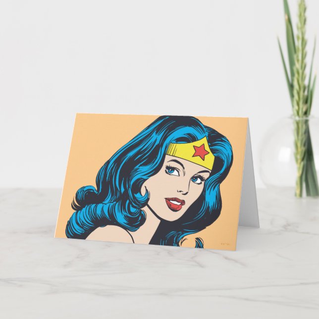 Carte Wonder Woman Face (Devant)