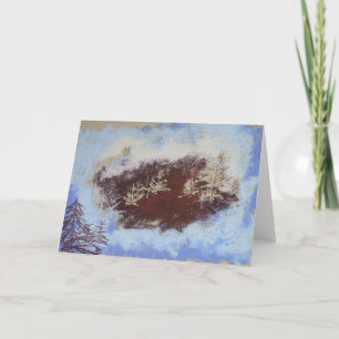 Carte Woodland d'hiver