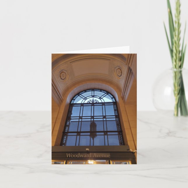 Carte Woodward Ave, Detroit, Michigan (Devant)