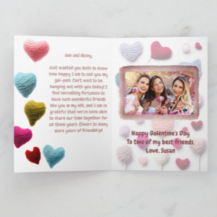 Carte Wooly Galentine's Day Card