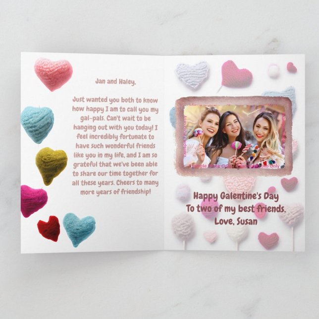 Carte Wooly Galentine's Day Card (Créateur téléchargé)