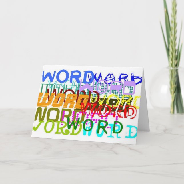 Carte Word (Devant)