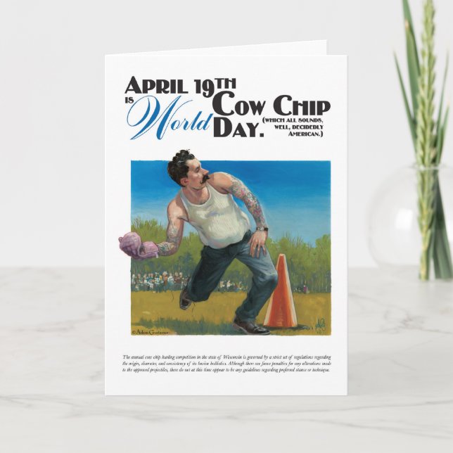 Carte World Cow Chip Day (Devant)