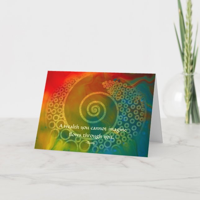 Carte Worlds of Wonder Rumi and Poetic Art (Devant)