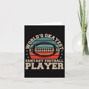 Carte Worlds Okayest Imaginaire Football joueur Imaginai